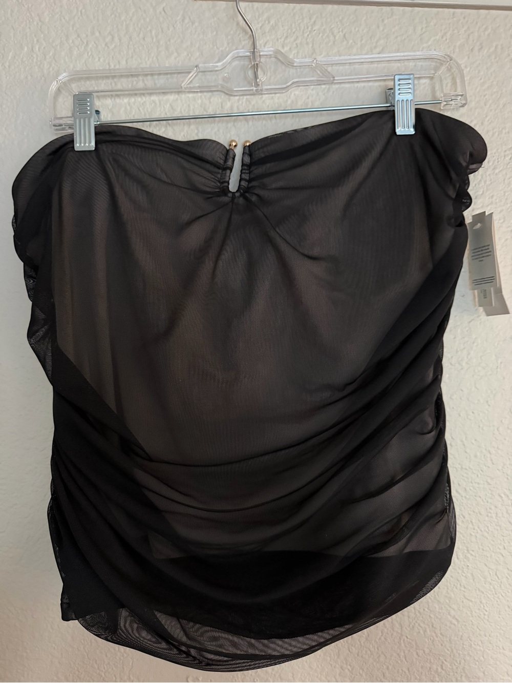 NWT Abercrombie Bra-Free Mesh Hardware Tube Top